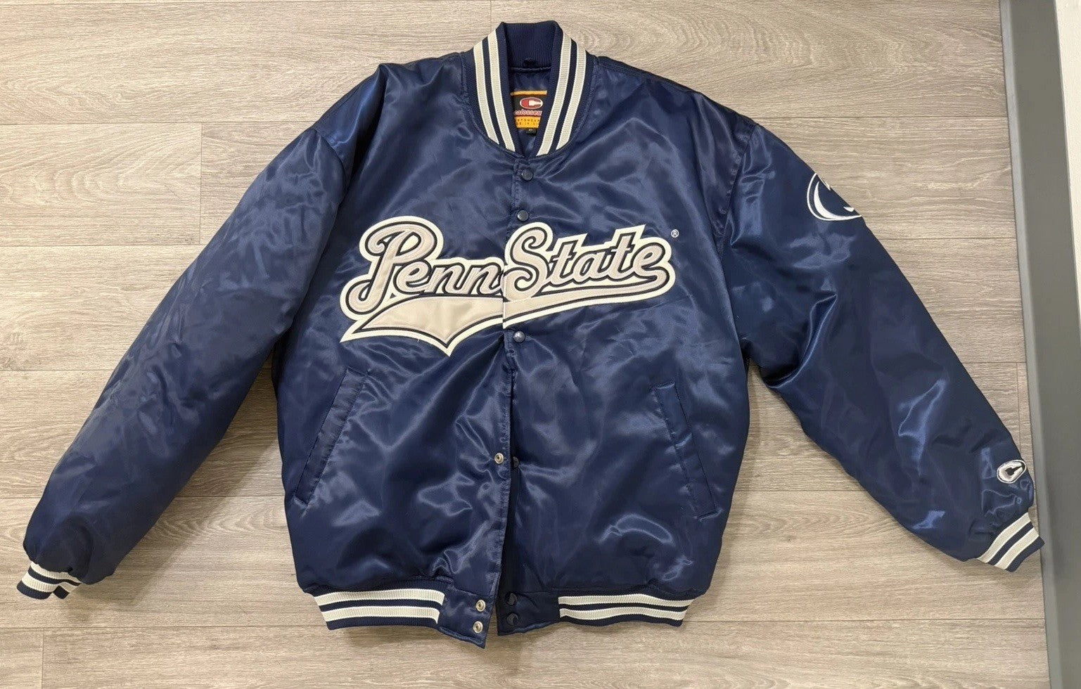 Penn State Varsity  Bomber Jacket Colosseum Made In Korea Vintage XL