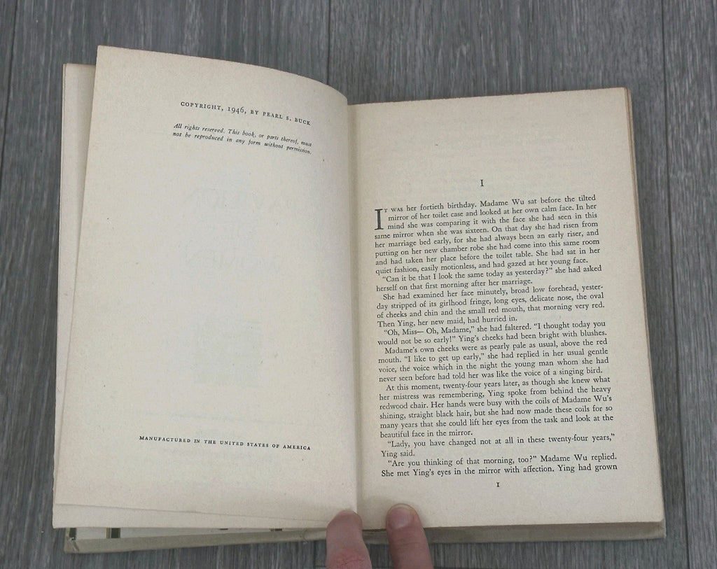 Pavilion of Women By Pearl S Buck First Edition (1946, HC)
