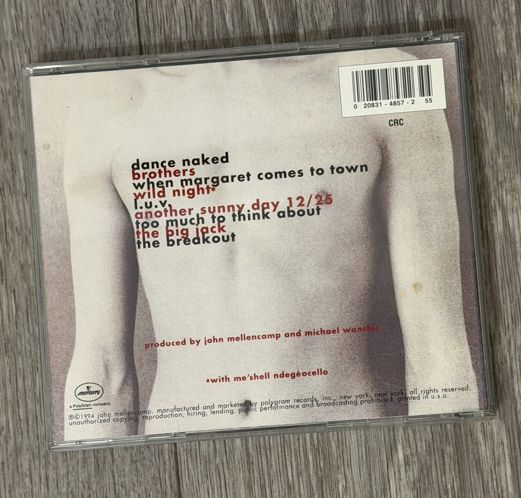 John Mellencamp-Dance Naked (CD, 1994) VG