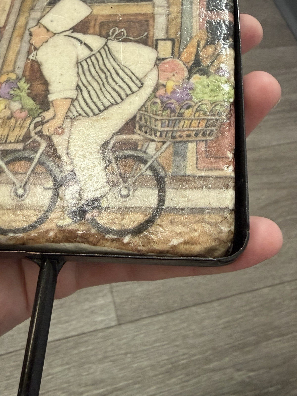 Vintage Chef Alessio Collection Utensil/Towel Hook Kitchen Decor