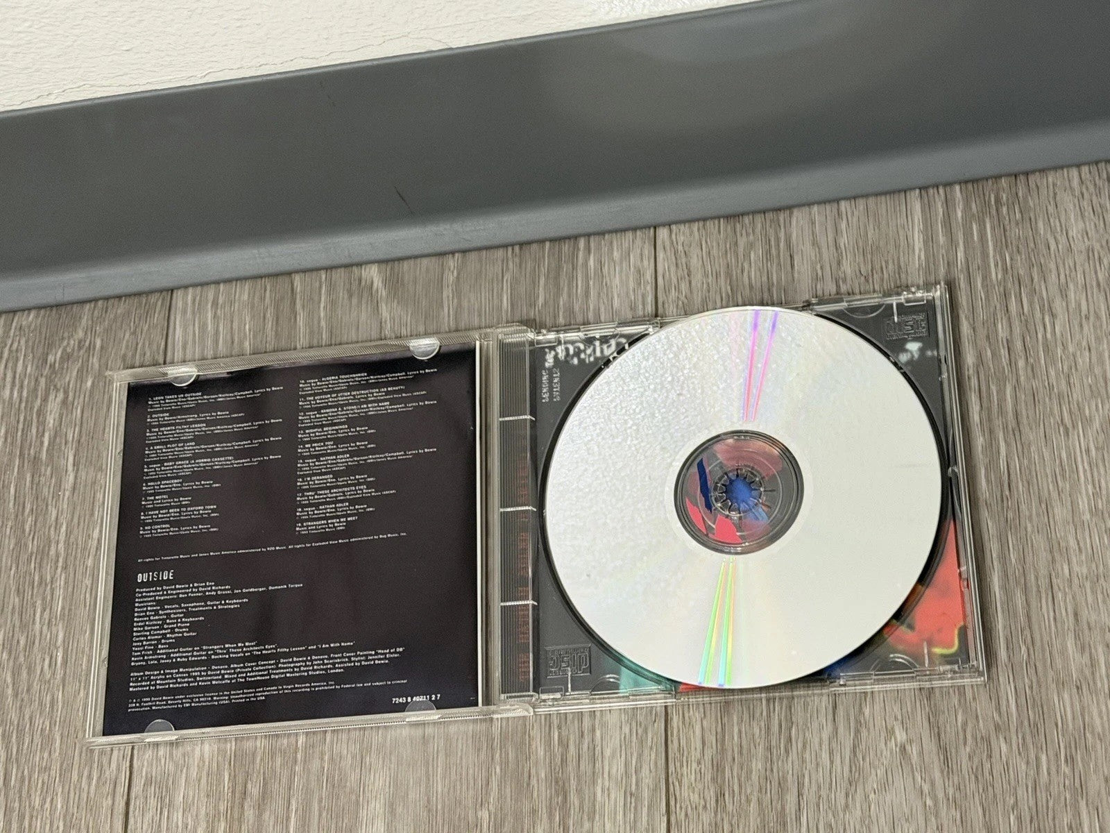 David Bowie 1. Outside (The Nathan Adler Diaries: A Hyper Cycle) CD 1995
