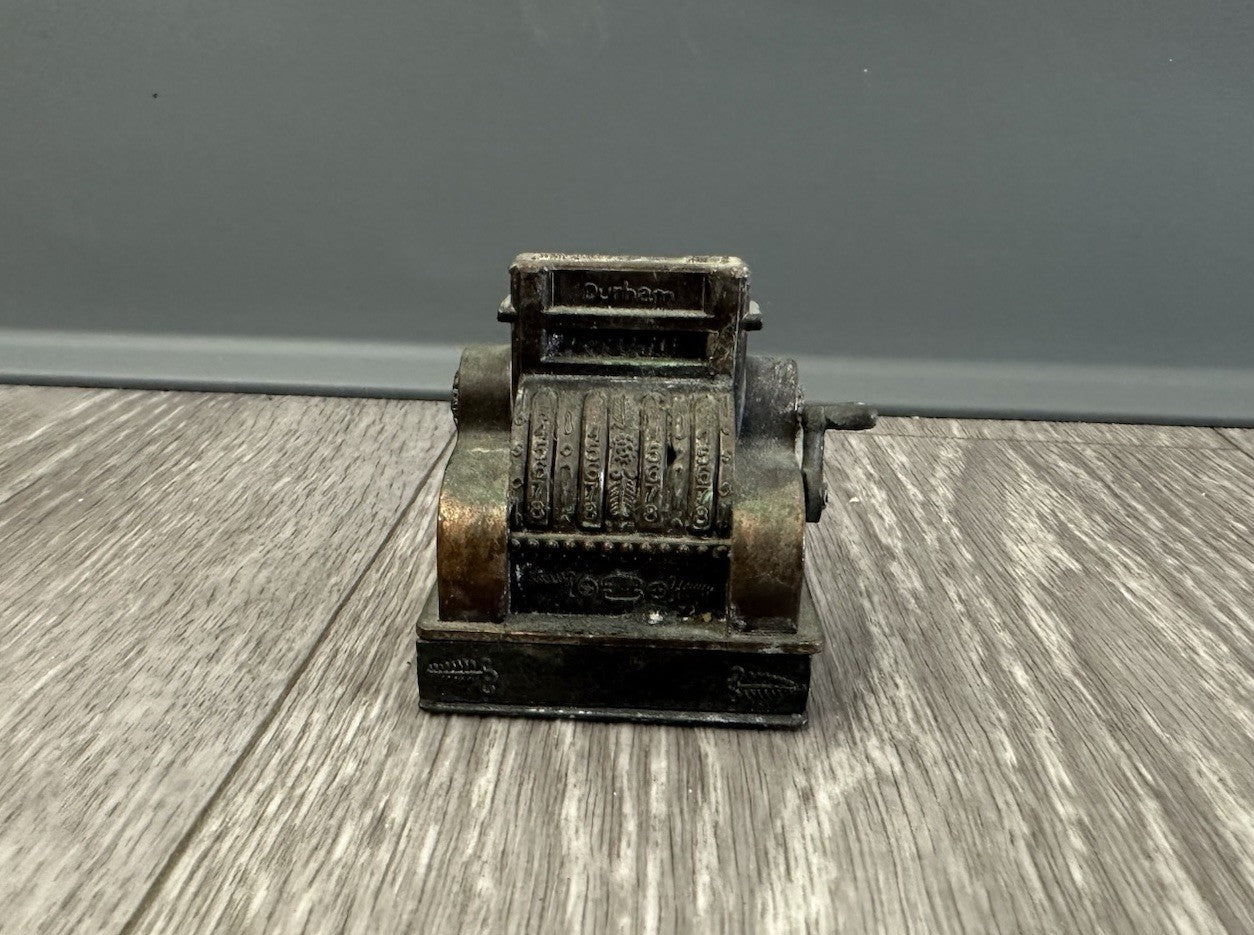 Miniature Vintage Durham Due cast Cash Register