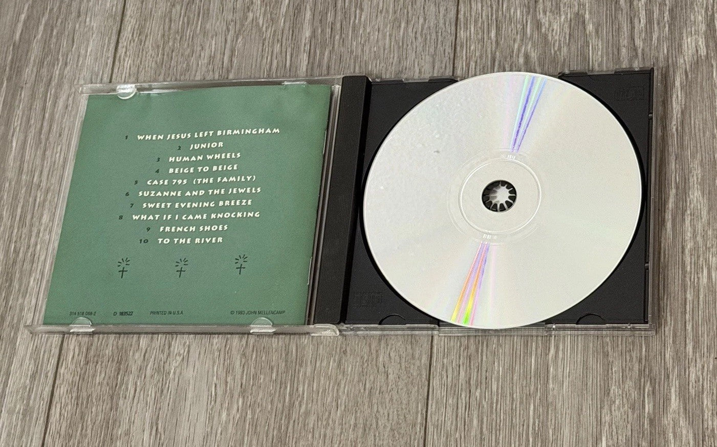 John Mellencamp - Human Wheels 1993 BMG Direct CD 10 Tracks VG
