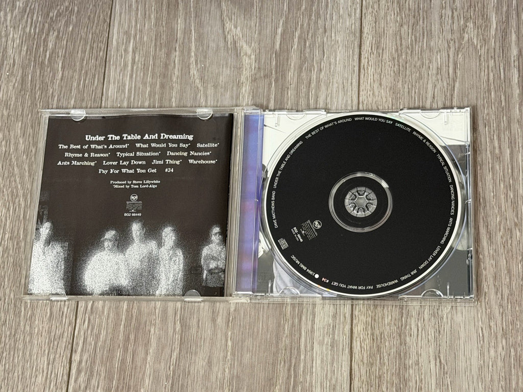 Under The Table And Dreaming By The Dave Matthews Band (1994) CD