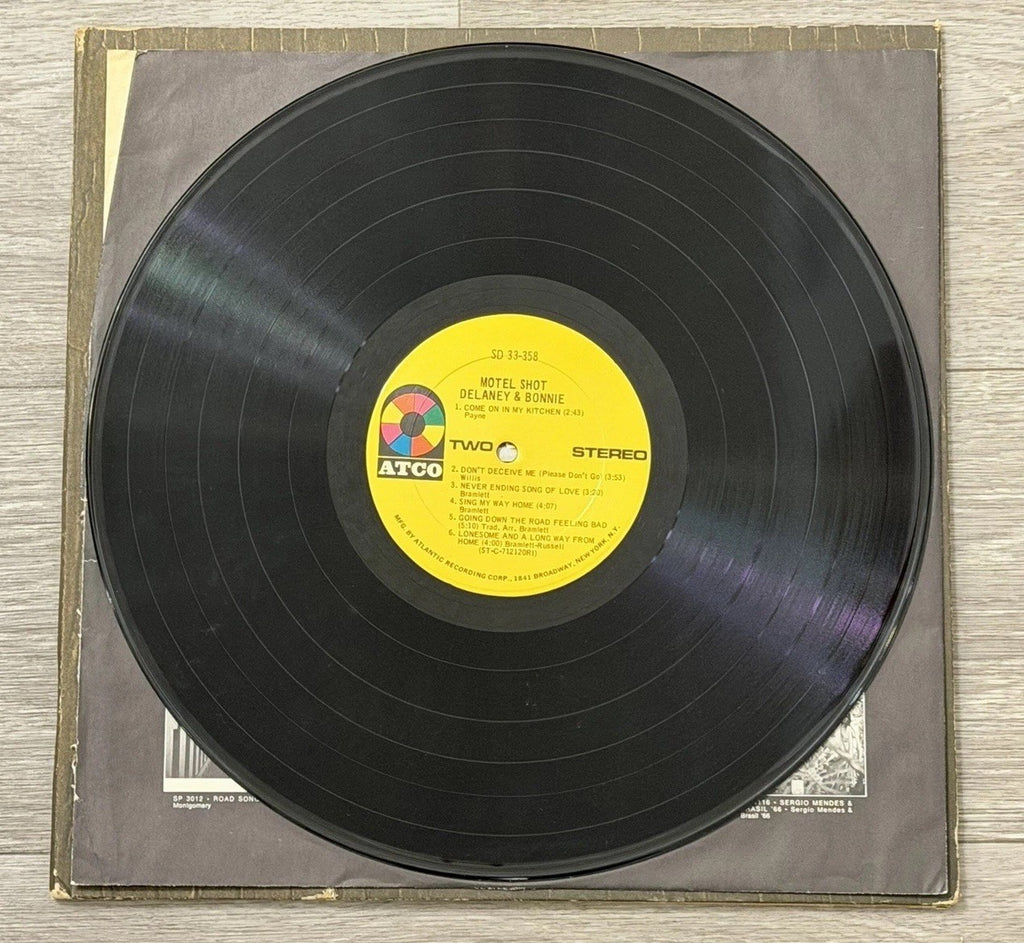 1971 ATCO#SD33-358 DELANEY & BONNIE:MOTEL SHOTS LP stereo VG-EXCELLE NOT TESTED