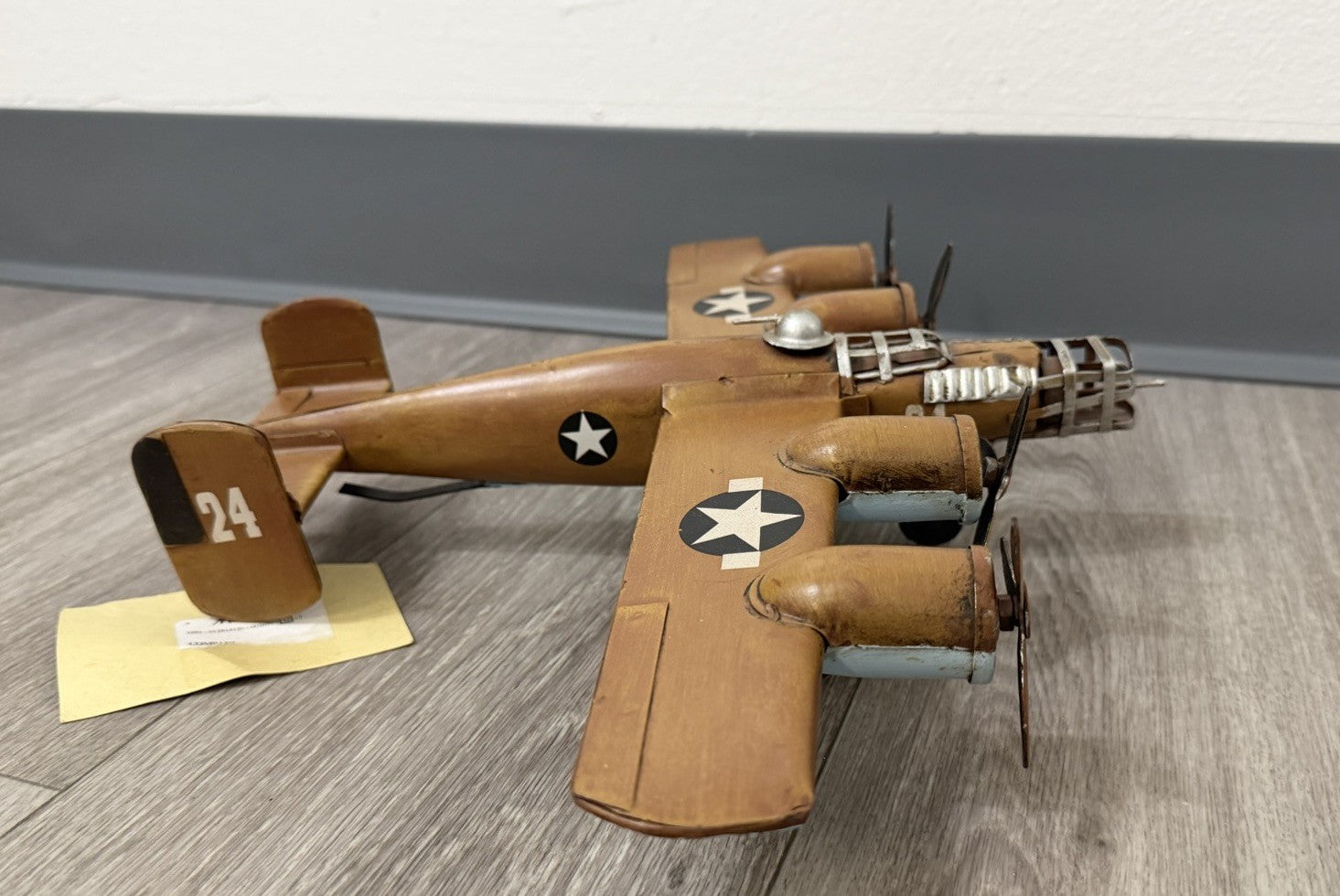Vintage Cheungs JA-0058 B-24  Airplane Plane With Tag