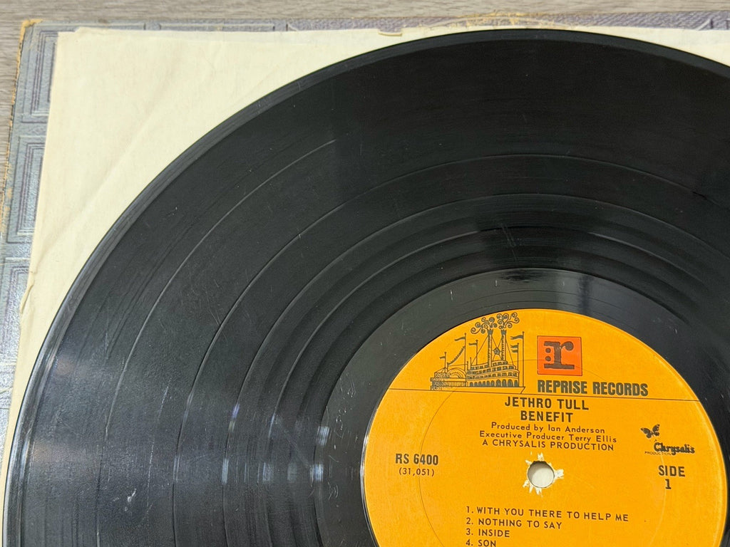 Jethro Tull Benefit -  Vinyl Album  1970  Reprise - RS 6400 VG/G