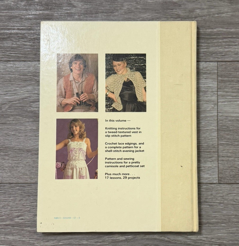  VTG  Vol. #7 Stitch By Stitch Hardbound Book Sewing, Knitting ETC Totstar Books