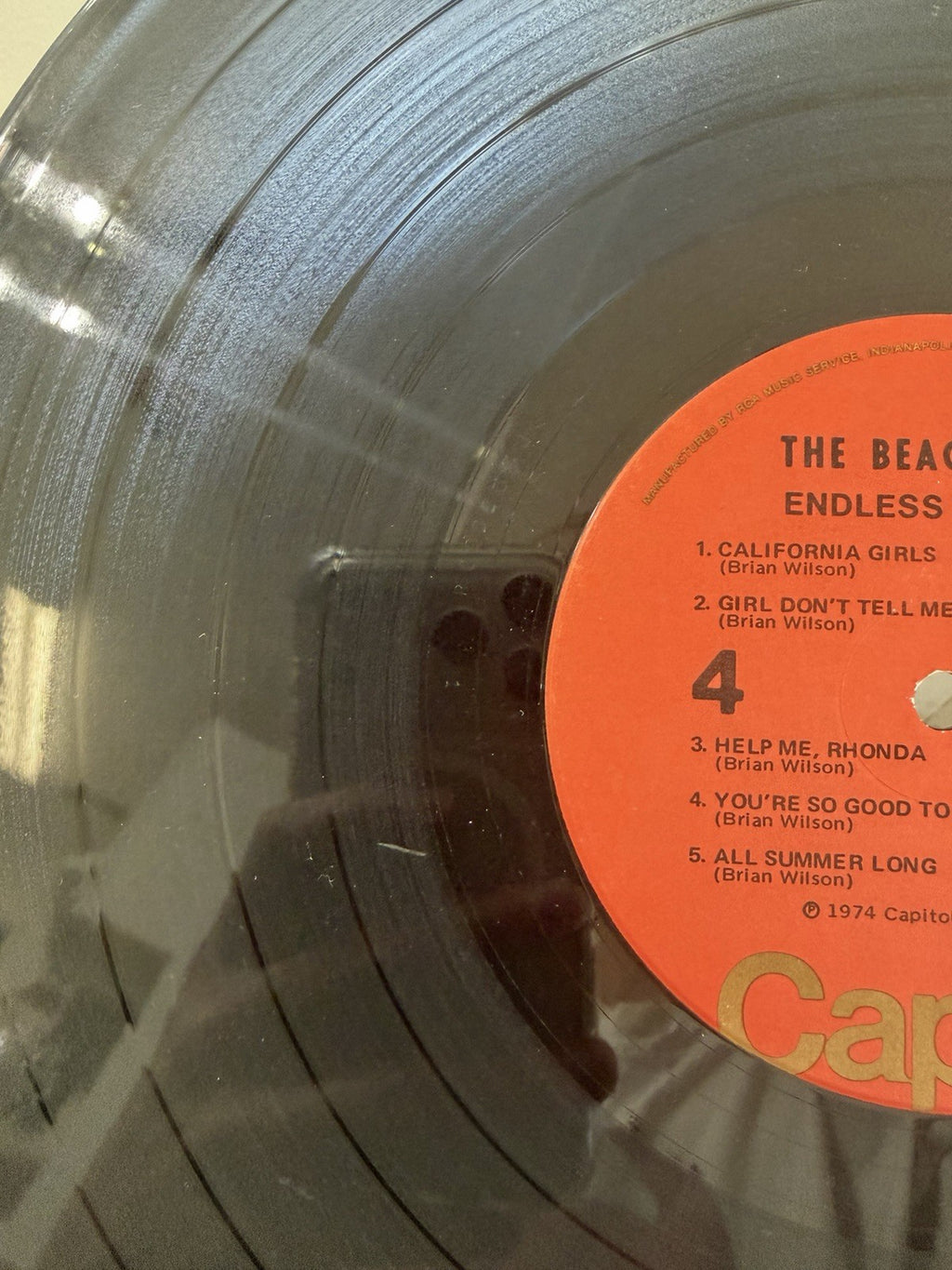 The Beach Boys Endless Summer 2 LP Vinyl Record 1974 RCA Music club Edition