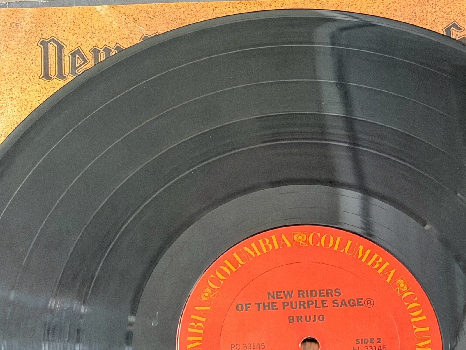 New Riders Of The Purple Sage Brujo LP 1974 Columbia Inner Sleeve You Angel You