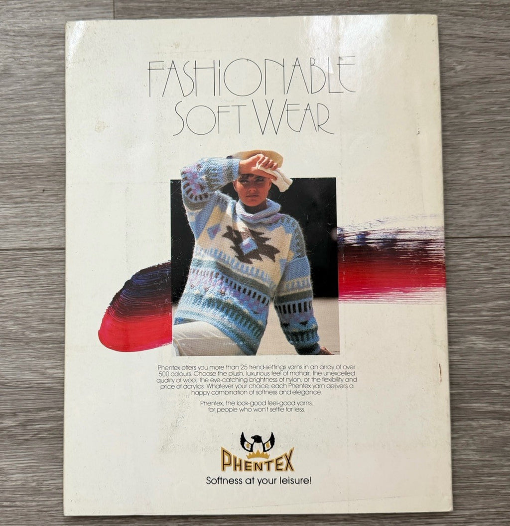 Stylish Knitting Magazine May 1987 Knottong Book Knitting Patterns 