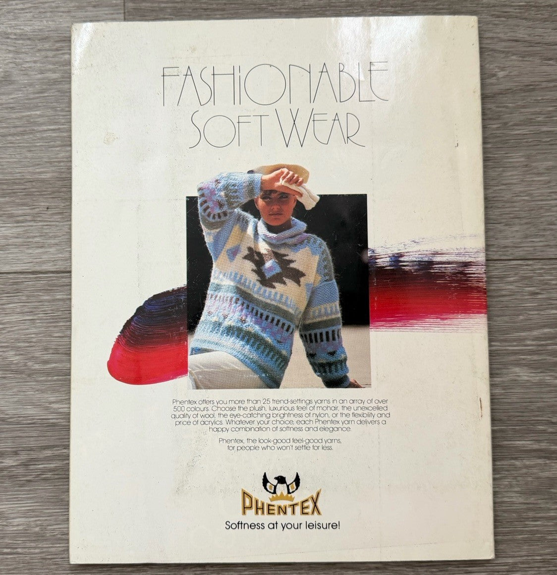 Stylish Knitting Magazine May 1987 Knottong Book Knitting Patterns 