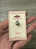 NEW Vintage Pewter Baseball Charm For Bracelets Or Crafts