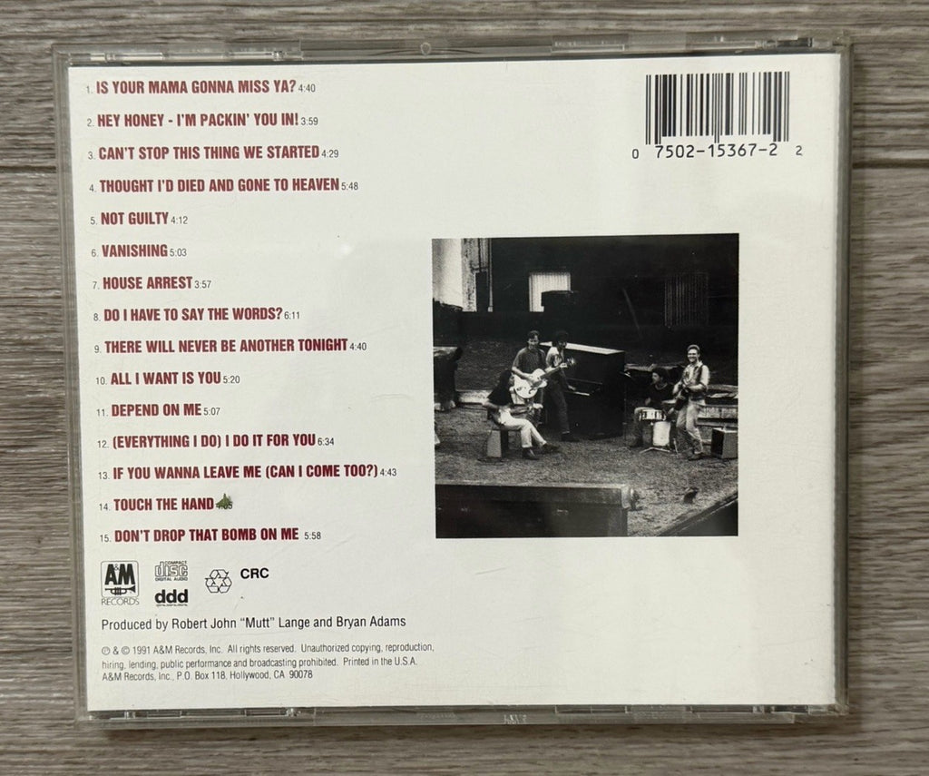 Waking Up the Neighbours by Bryan Adams (CD, Sep-1991, A&M (USA))