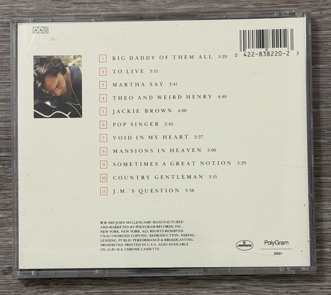 John Cougar Mellencamp  ‎– Big Daddy   (Box C636)