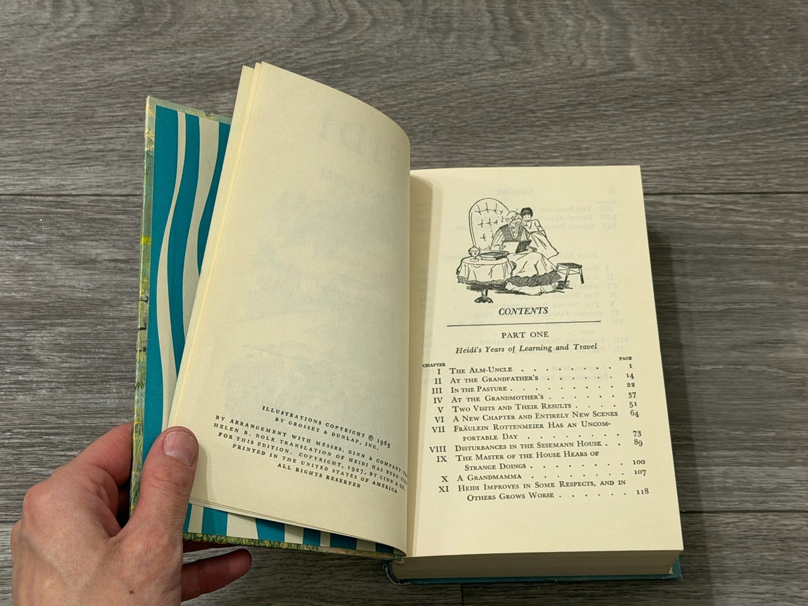 Vtg Heidi By Johanna Spyri & Hans Brinker By Mary Maples Dodge Hardcover Book