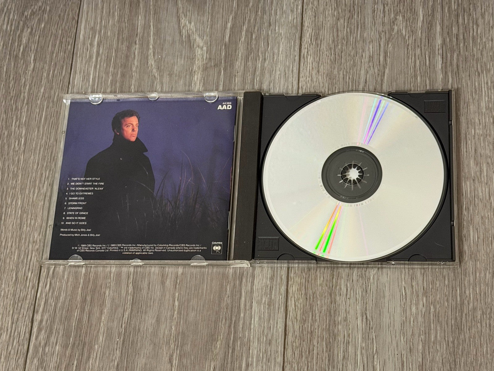 Billy Joel - Storm Front - Art Rock Arena Rock Hard Rock New Wave VG+ CD