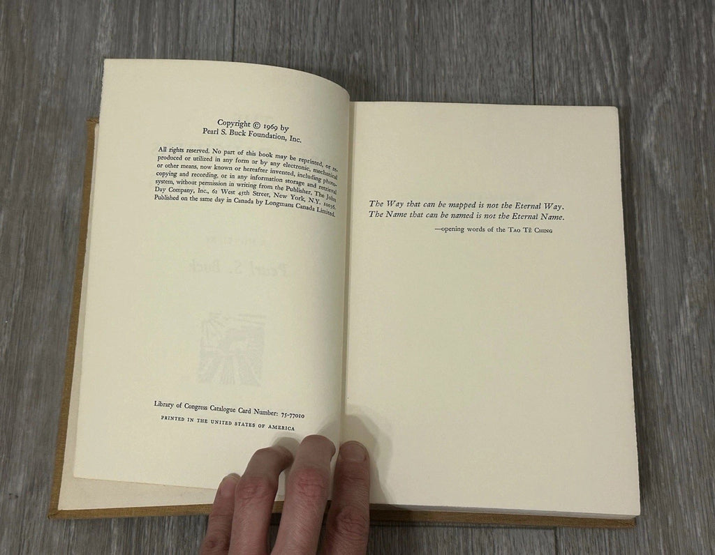 The Three Daughters Of Madame Liang by Pearl S. Buck China 1st Edition 1969 HC