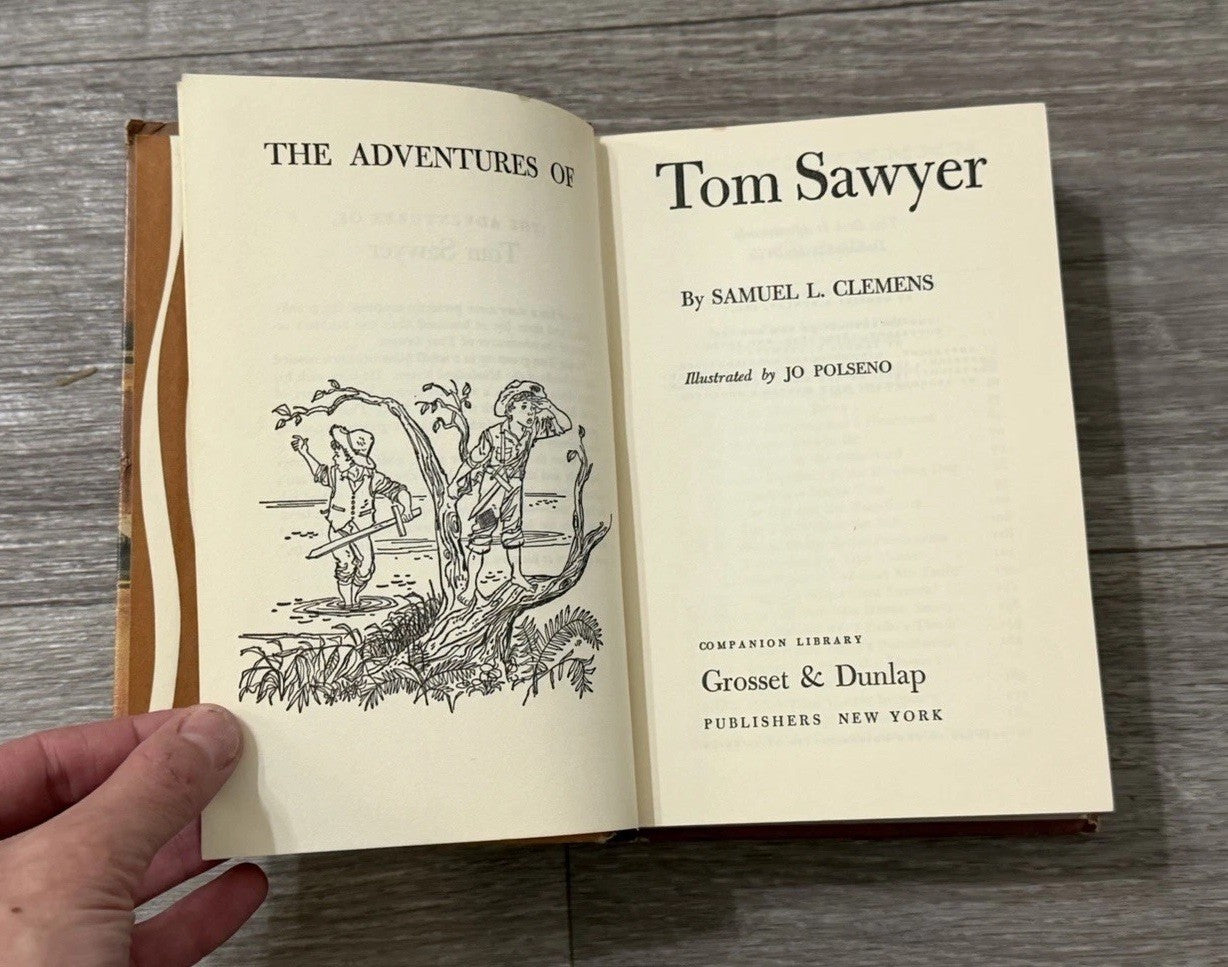 The Adventures of Tom Sawyer Twain Samuel Clemons 1963 Vintage Companion Library