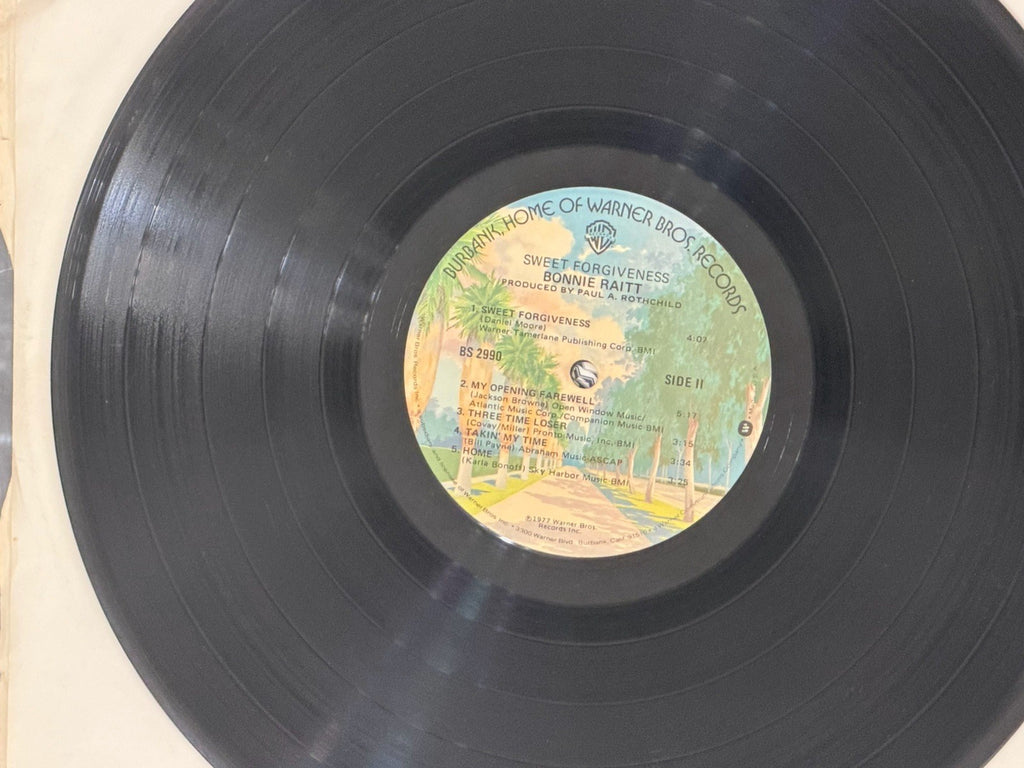 Bonnie Raitt - Sweet Forgiveness (1977, Vinyl LP) Warner BS-3016 - VG