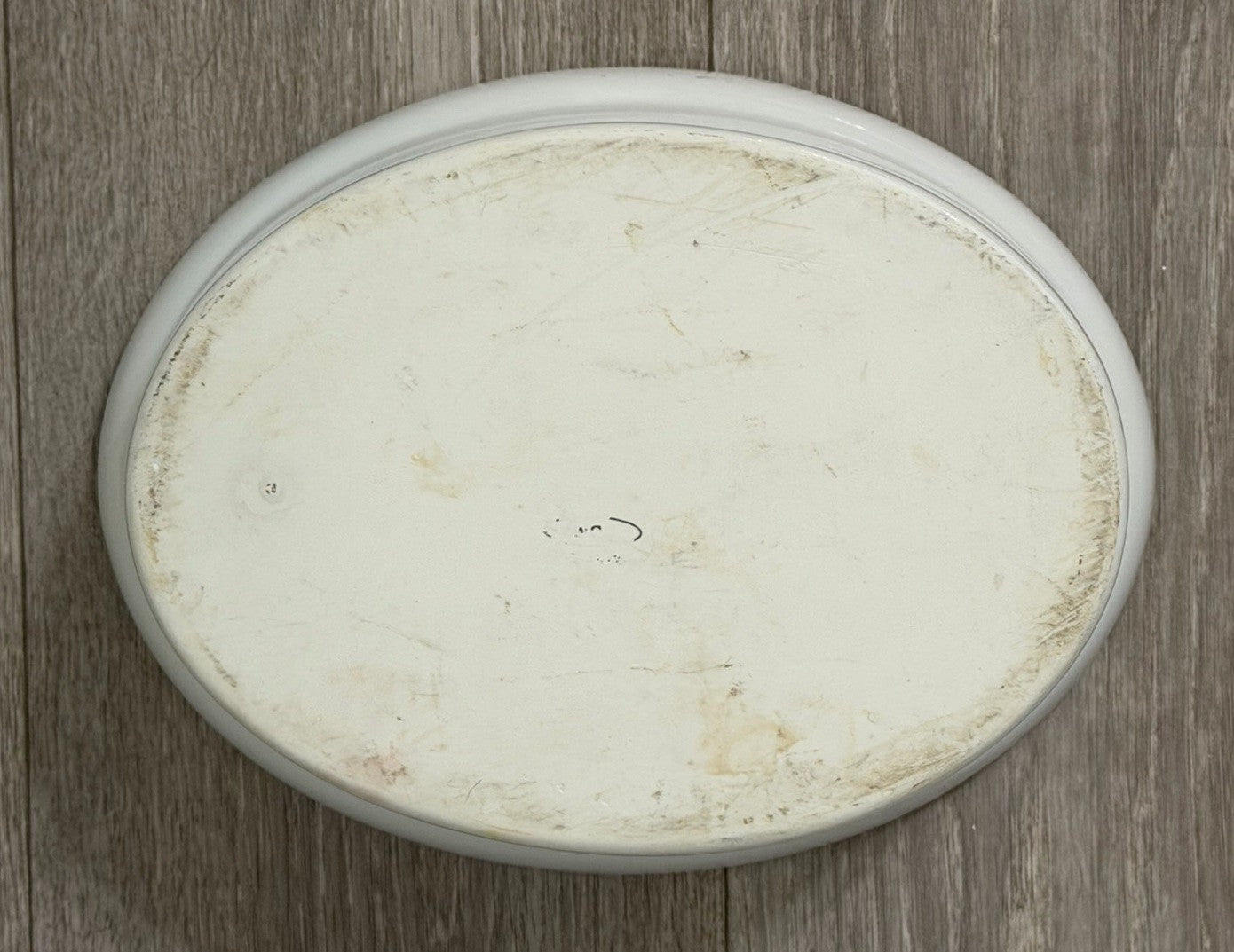 APILCO FRANCE Porcelaine a Feu White Oval Covered Casserole Dish