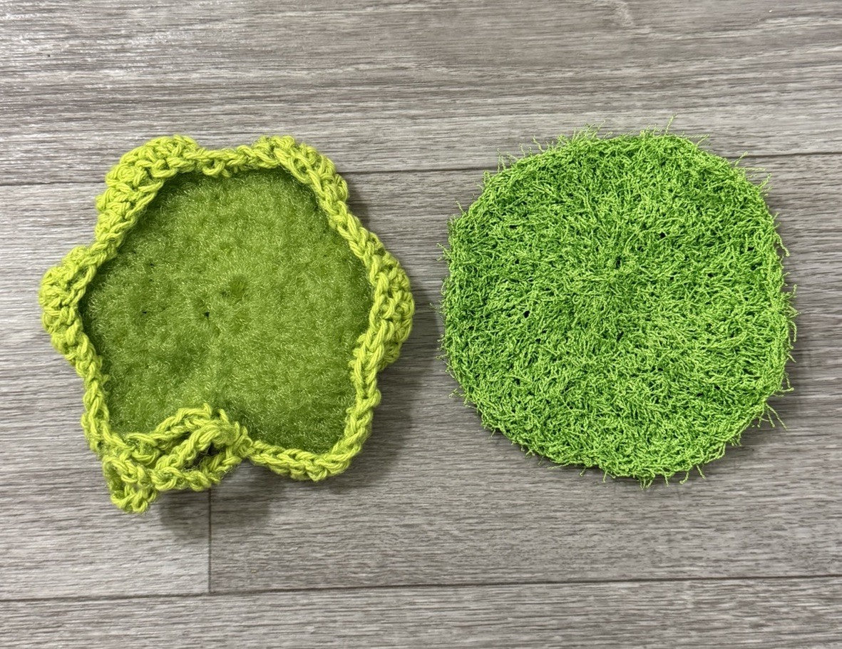 St. Patrick’s Day Crochet Dish Scrubby Set Of Two Handmade