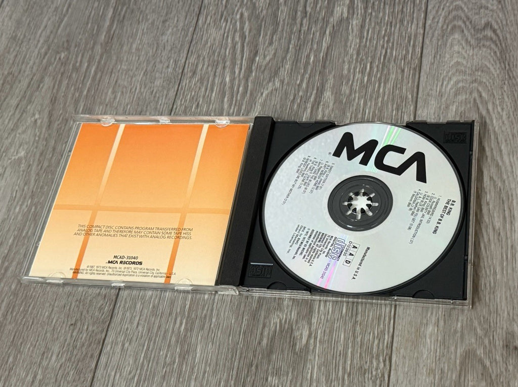 VINTAGE CD The Best of B.B. King MCAD-31040 Contains 9 songs VG+ 1987