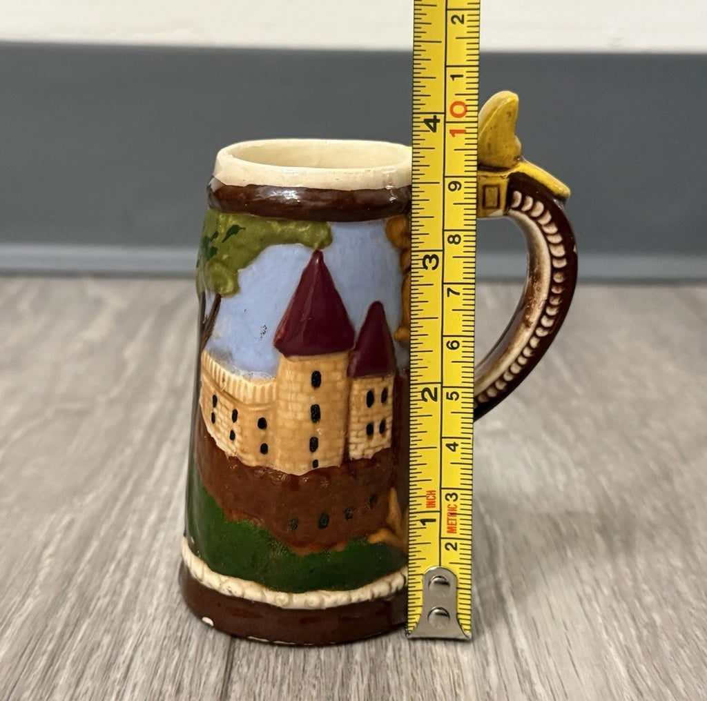 VINTAGE Small German Kinder Mug Beer Stein - Dated 1978 - Has Chips 3.75” Tall