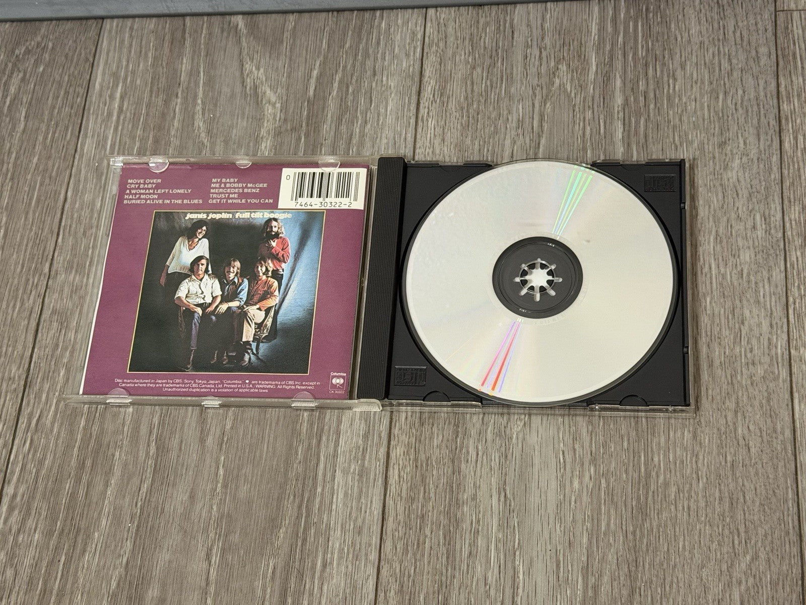 Pearl by Janis Joplin & the Full Tilt Boogie Band/Janis Joplin (CD, Oct-1990)