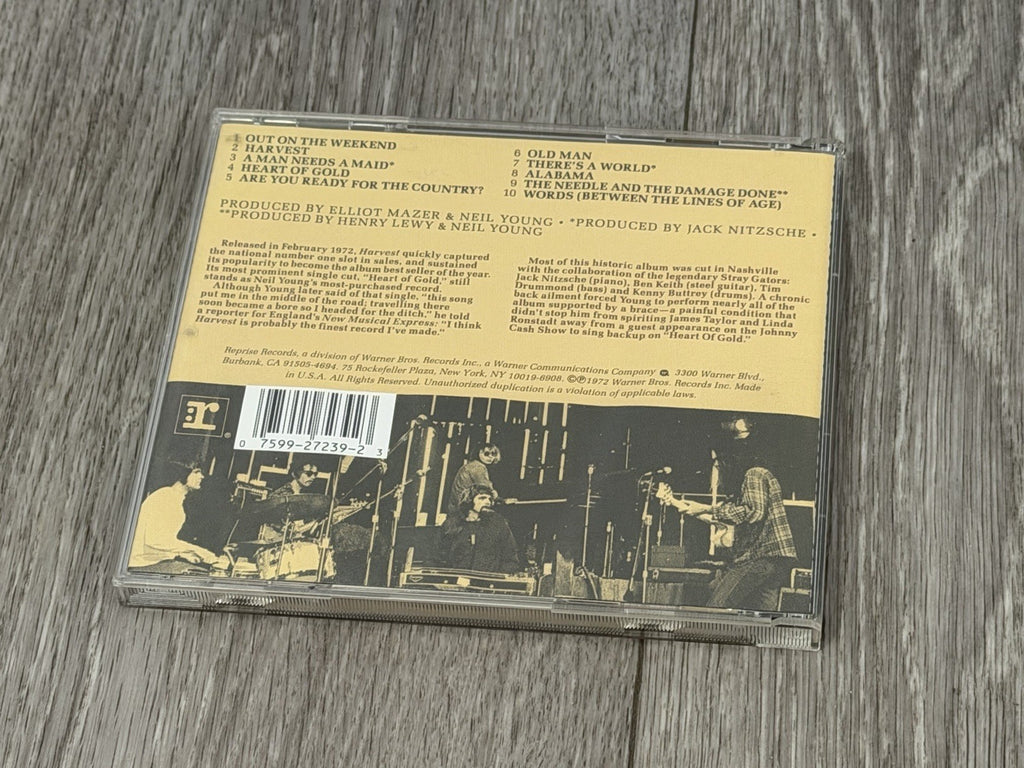 Neil Young: Harvest CD 1972 2277-2 REPRISE VG+ Used