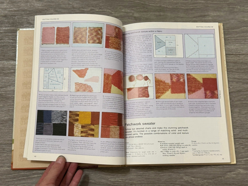  VTG  Vol. 15 Stitch By Stitch Hardbound Book Sewing, Knitting ETC Totstar Books