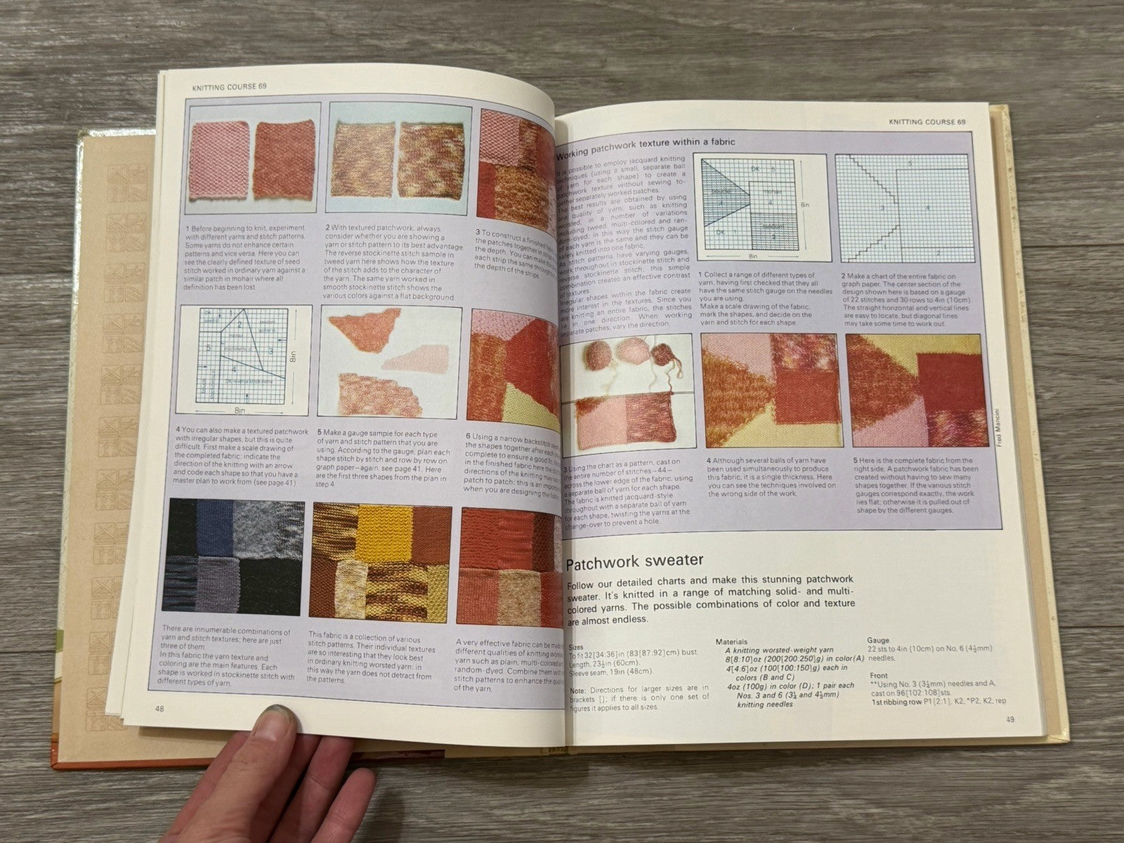  VTG  Vol. 15 Stitch By Stitch Hardbound Book Sewing, Knitting ETC Totstar Books