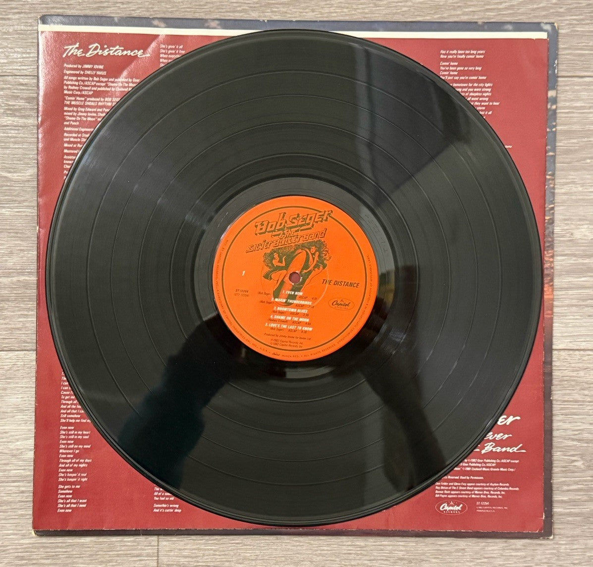 Bob Seger & The Silver Bullet Band– The Distance Vinyl LP 1982 VG R25