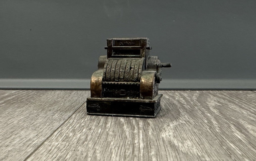 Miniature Vintage Durham Due cast Cash Register