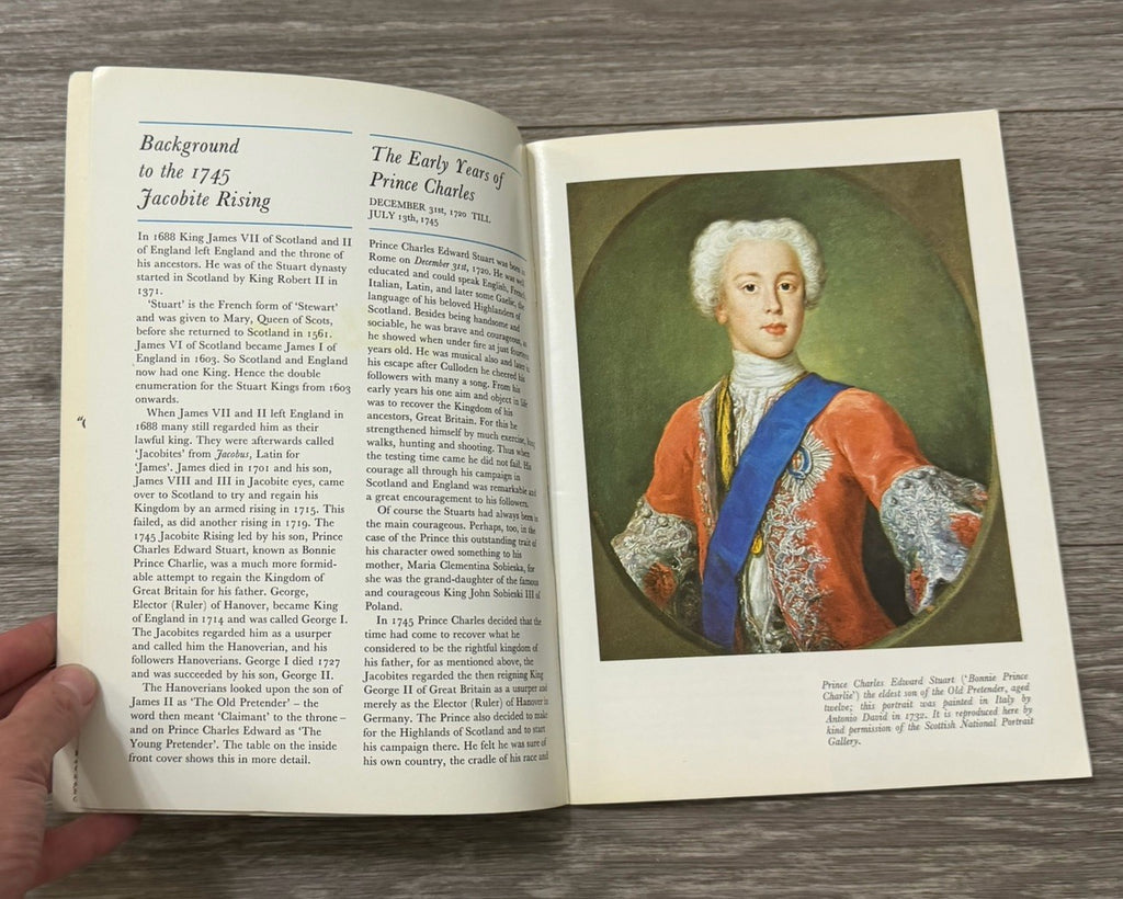 The Bonnie Prince Charlie Country & the 1745 Jacobite,J. A. Carruth PB 1985