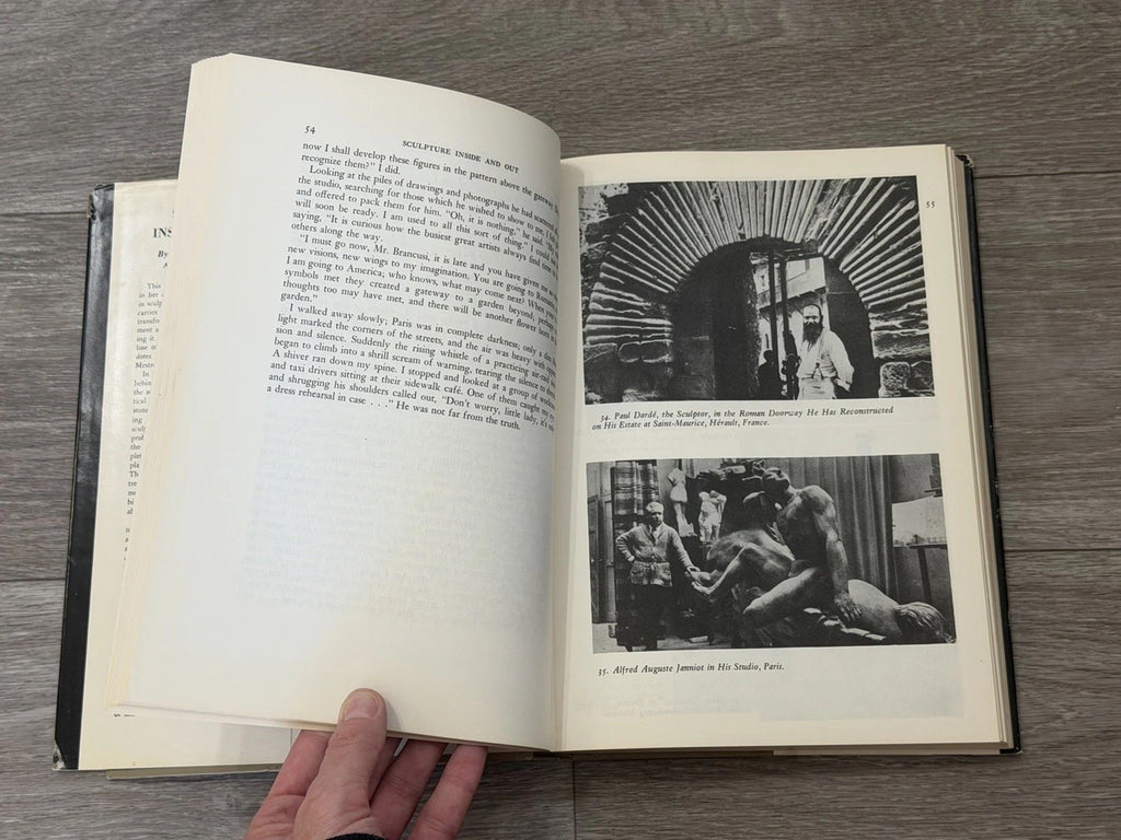 Sculpture, Inside and Out, by Malvina Hoffman, 1st, HBDJ, 1939, Illustrated VTG