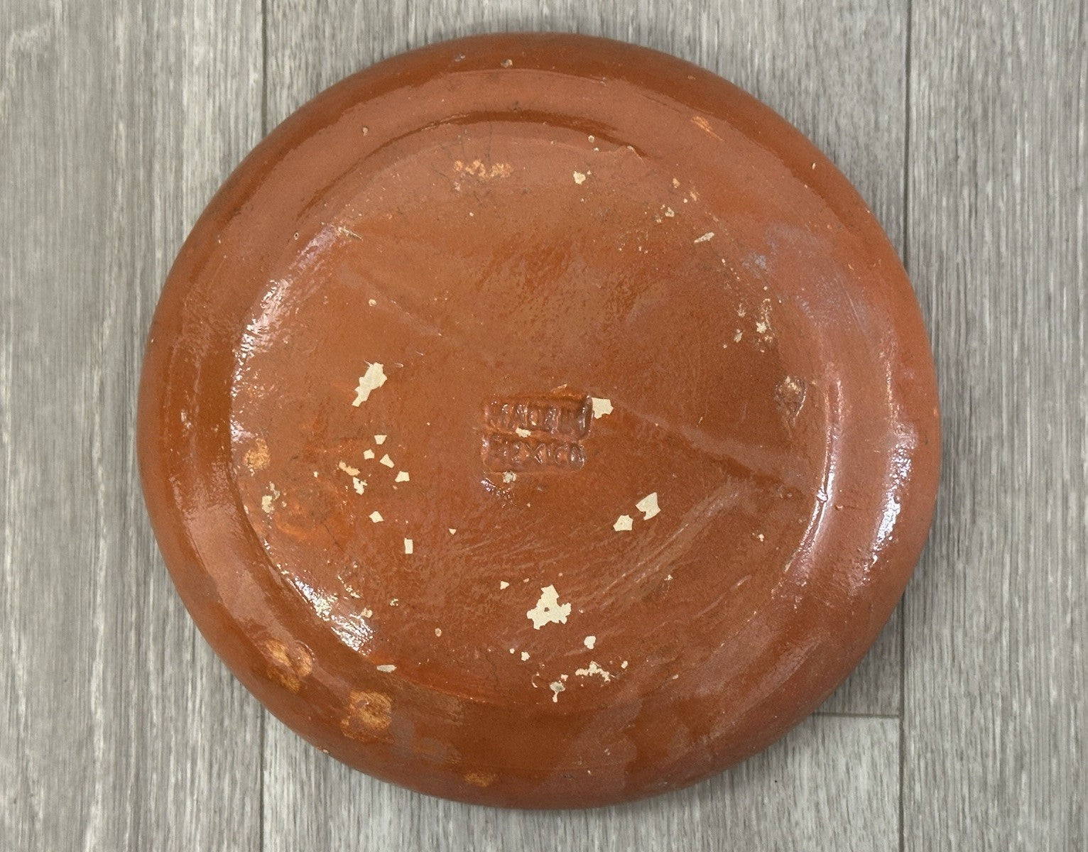 Vintage Mexican Clay Dish - Made In Mexico
