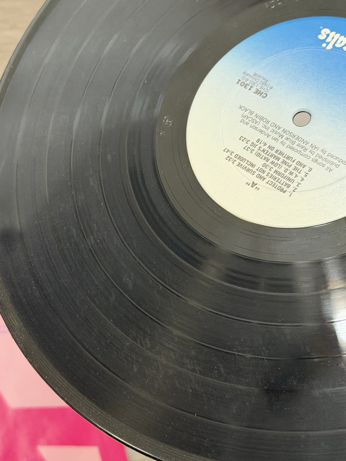 Vinyl LP - JETHRO TULL / A  1980 CHE 1301 Chrysalis