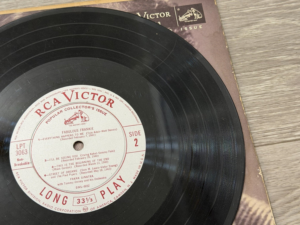 Fabulous Frankie ~ Frank Sinatra LPT3063 RCA  33 Record