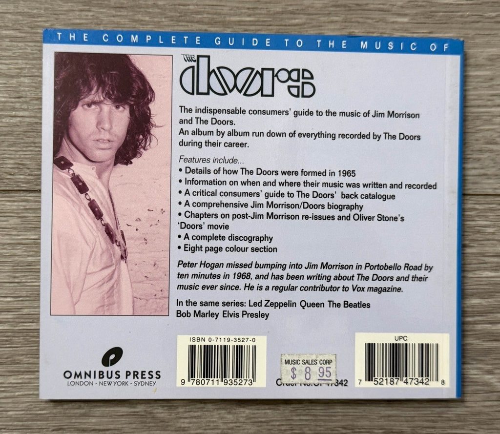 The Complete Guide To The Music Of The Doors By Peter K Hogan  1994