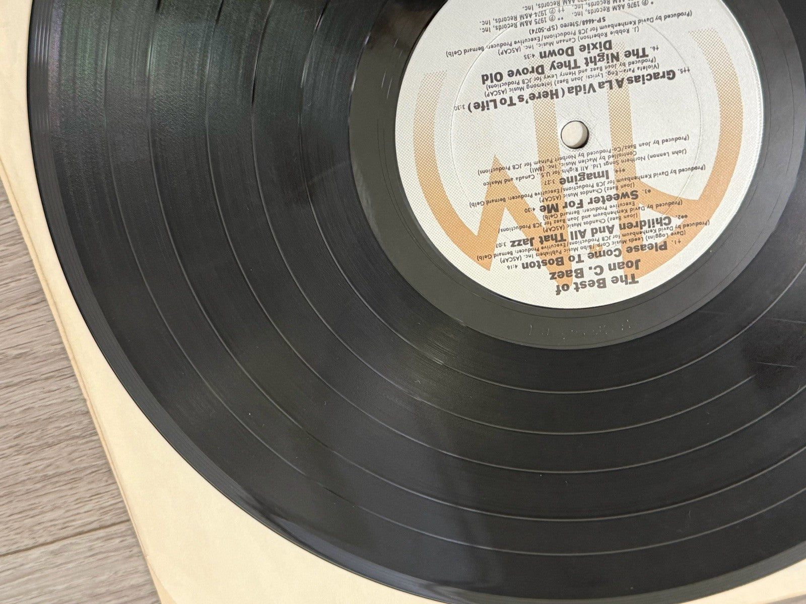 Joan Baez ‎– The Best Of Joan C. Baez Vinyl, LP 1977 A&M Records ‎– SP-4668