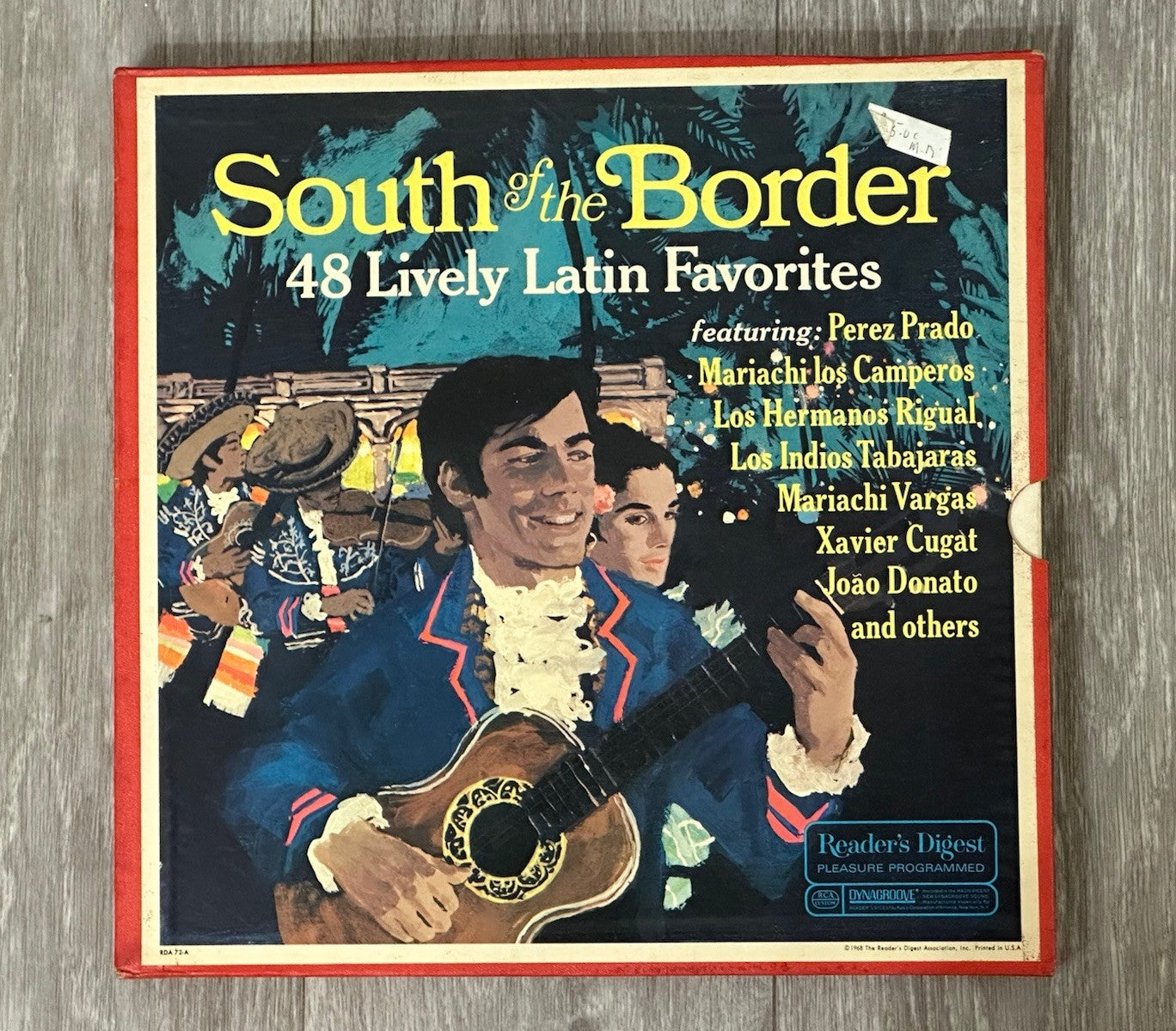 South Of The Border LP Box Set 48 Latin Favorites Reader's Digest 1968 VG+/VG RC