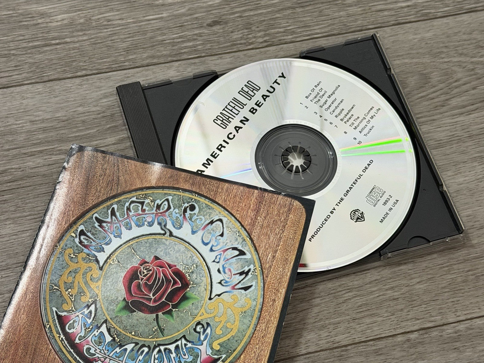 GRATEFUL DEAD - AMERICAN BEAUTY CD - WARNER BROS. RECORDS - JERRY GARCIA