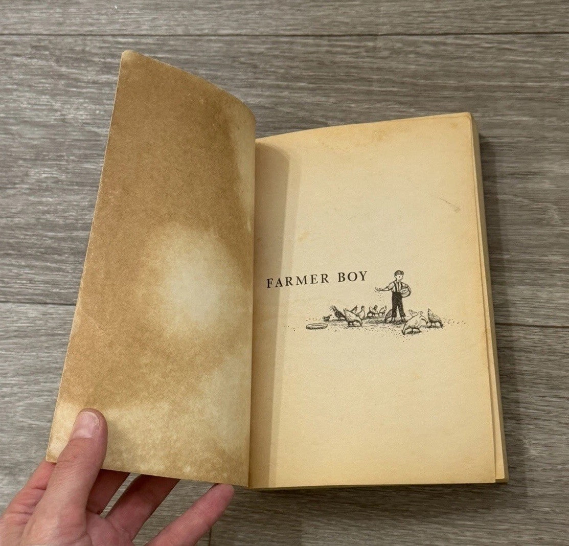 Vintage Farmer Boy By Laura Ingalls Wilder Book