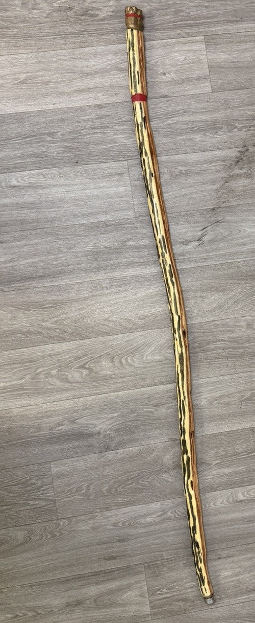 Handmade Walking Stick By Artisan - One Of A Kind - 67.25” Tall Made In Colorado