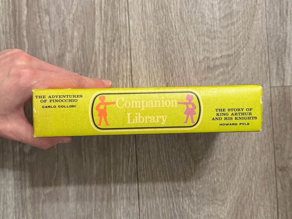 1965 Companion Library Adventures Of Pinocchio And The Story Of King Arthur &...