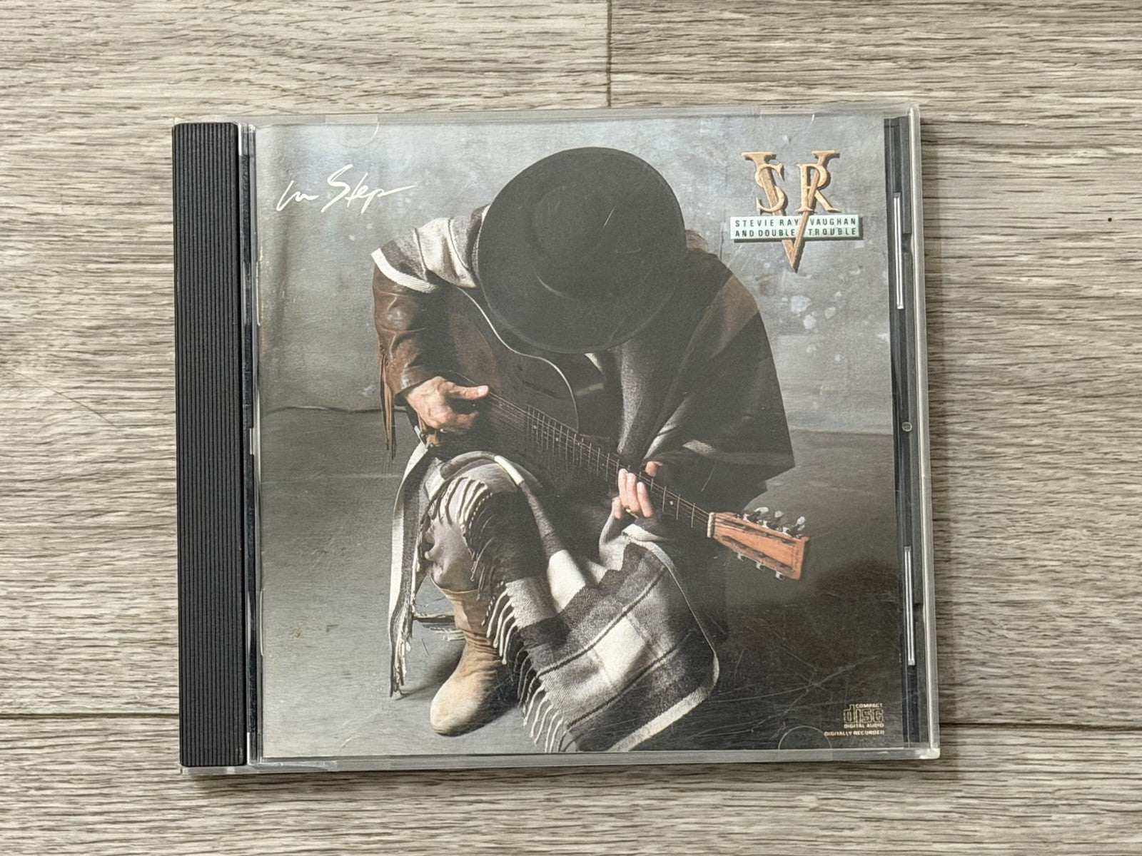 In Step by Stevie Ray Vaughan/Stevie Ray Vaughan & Double Trouble Cracked Case