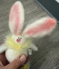 Cute Bunny Decoration With Heart Nose & Buttons On His Legs Easter/Spring Decor