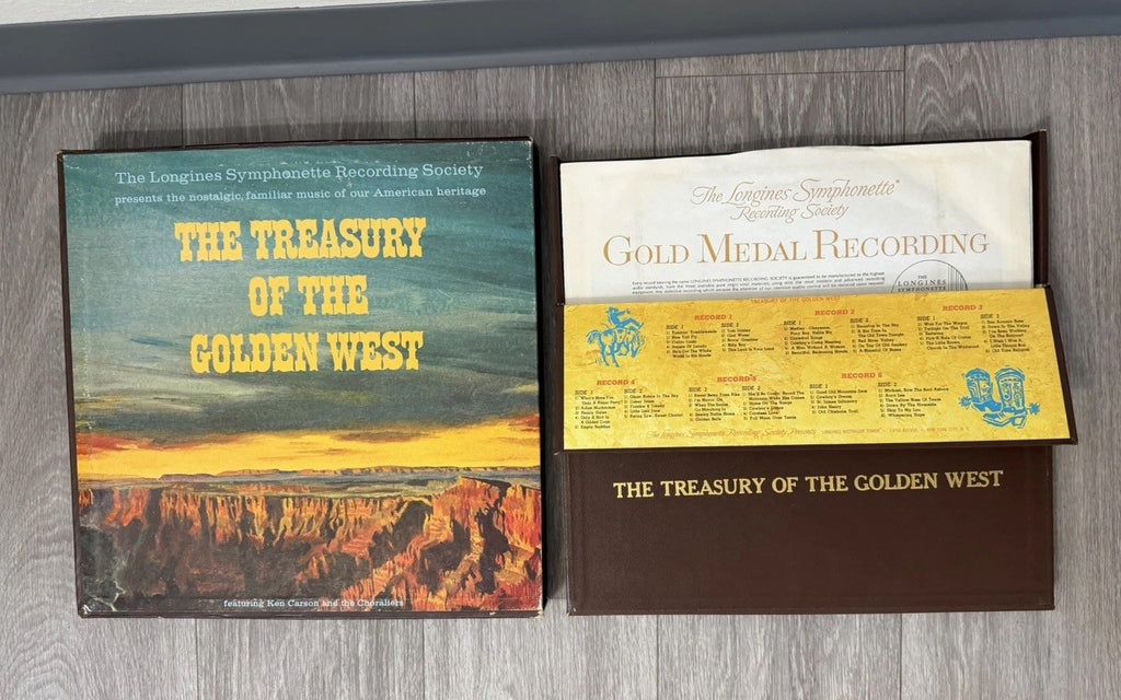 Treasury of the Golden West - Longines Multi-LP Box 6 Record Set - VG+