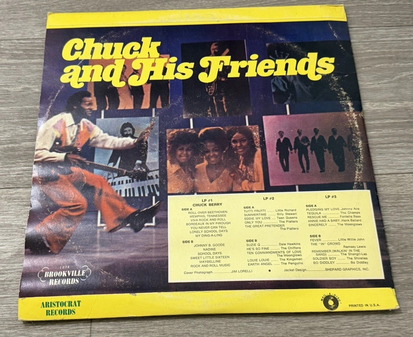 Chuck And His Friends 1974 Vinyl 3 records